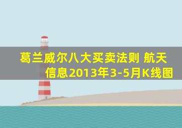 葛兰威尔八大买卖法则 航天信息2013年3-5月K线图